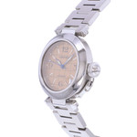 Montre d'occasion CARTIER Pasha C femme automatique bracelet acier - vue D2