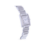 Montre d'occasion CARTIER Tank Française 25mm femme quartz bracelet acier - vue 2