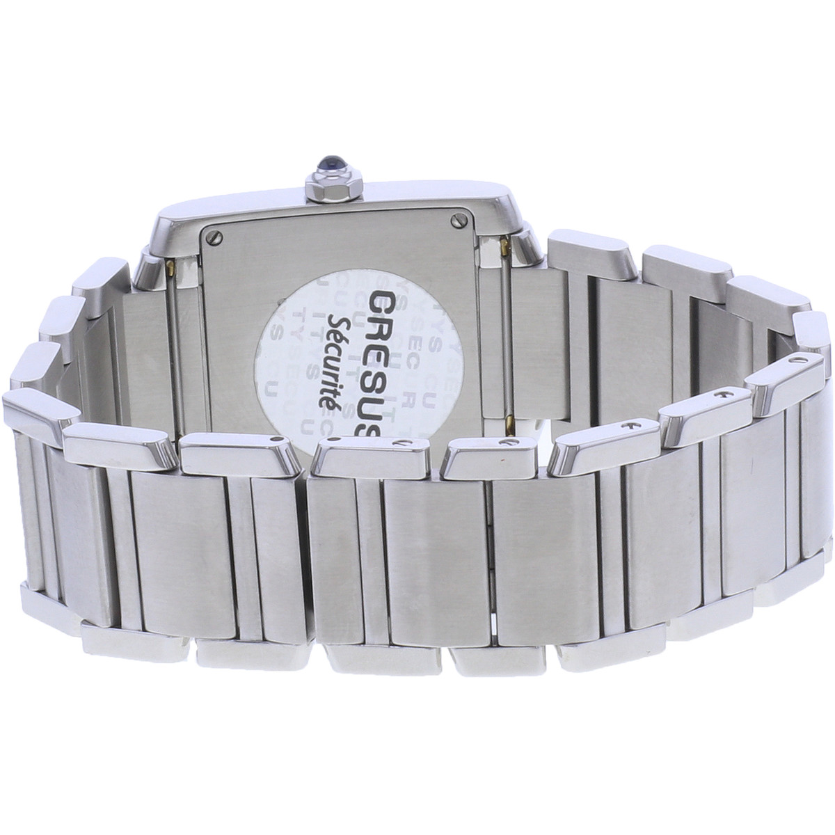 Montre d'occasion CARTIER Tank Française 25mm femme quartz bracelet acier - vue 3