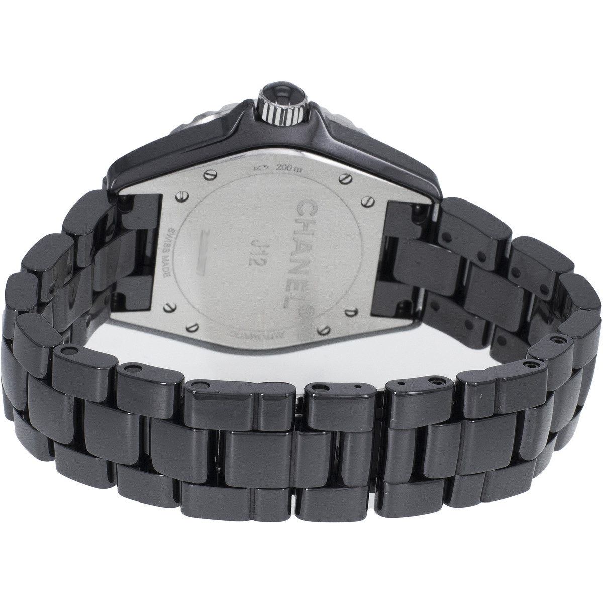 Montre d'occasion CHANEL J12 38 mm femme automatique bracelet céramique - vue 3