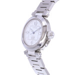 Montre d'occasion CARTIER Pasha C Grande Date mixte automatique bracelet acier - vue D2