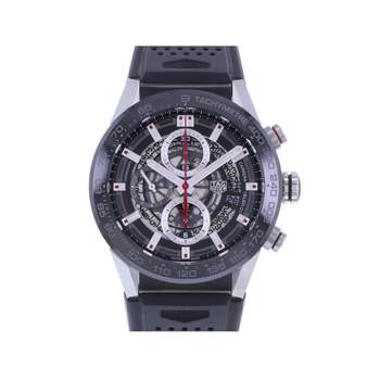 Montre d'occasion TAG HEUER Carrera Heuer 01 homme automatique bracelet caoutchouc
