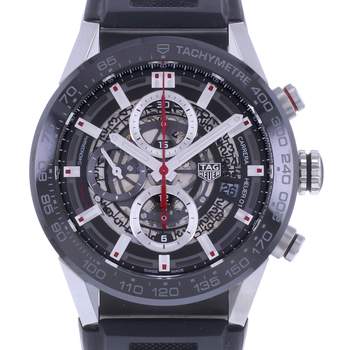 Montre d'occasion TAG HEUER Carrera Heuer 01 homme automatique bracelet caoutchouc