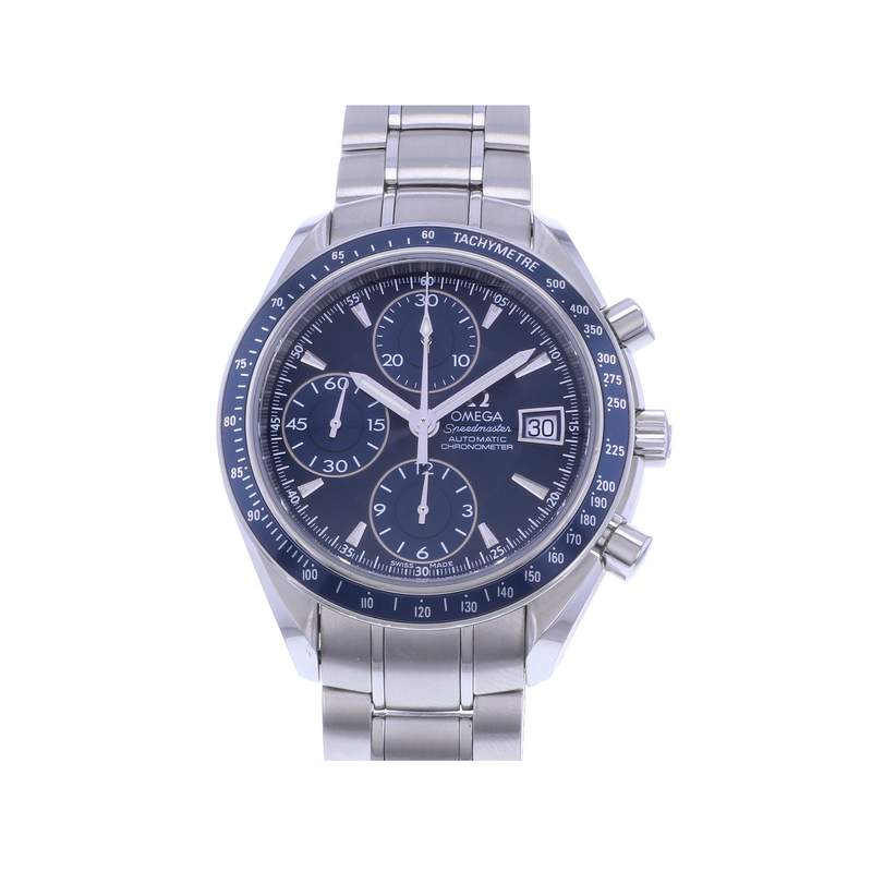 Montre d'occasion OMEGA Speedmaster Date homme automatique bracelet acier - vue 1