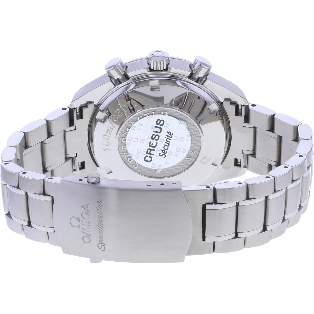 Montre d'occasion OMEGA Speedmaster Date homme automatique bracelet acier - vue 3