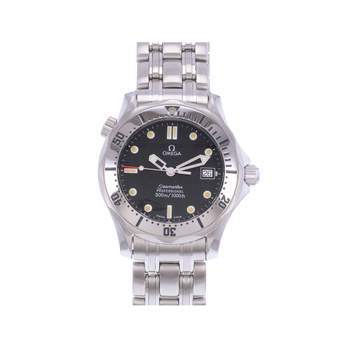 Montre d'occasion OMEGA Seamaster 300 Medium homme quartz bracelet acier