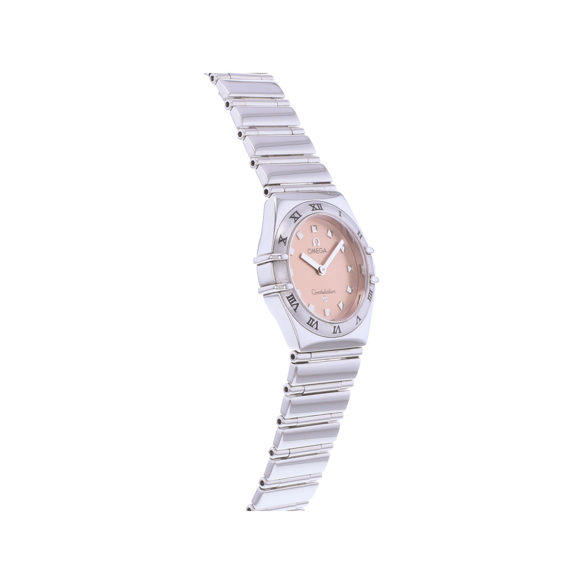 Montre d'occasion OMEGA Constellation femme quartz bracelet acier - vue 2