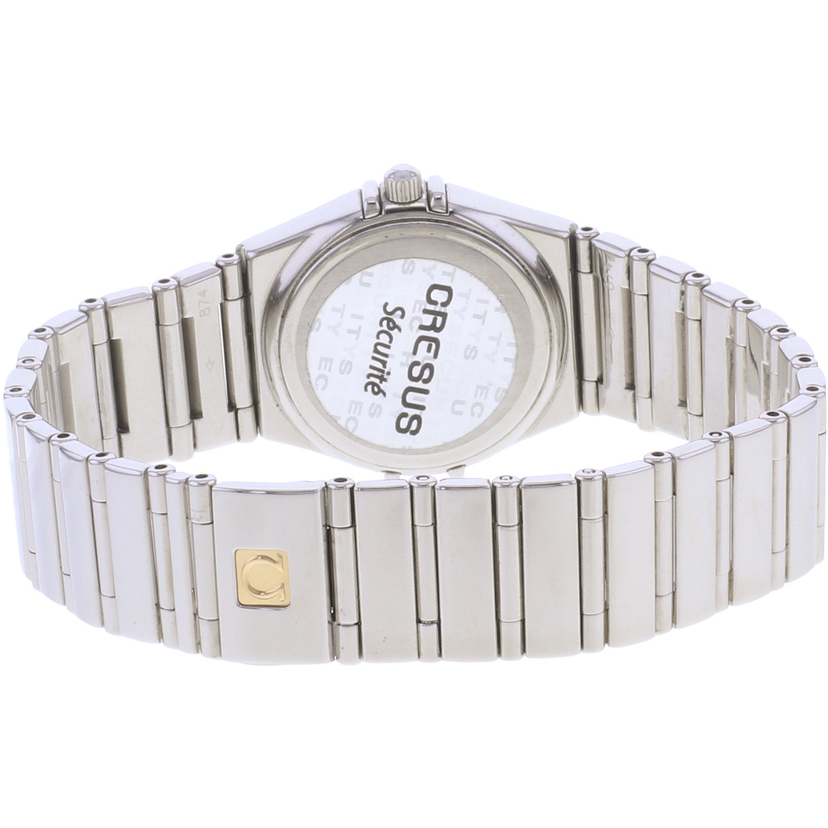 Montre d'occasion OMEGA Constellation femme quartz bracelet acier - vue 3