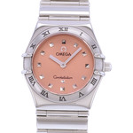 Montre d'occasion OMEGA Constellation femme quartz bracelet acier - vue D1