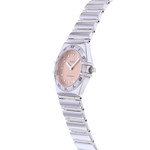 Montre d'occasion OMEGA Constellation femme quartz bracelet acier - vue D2
