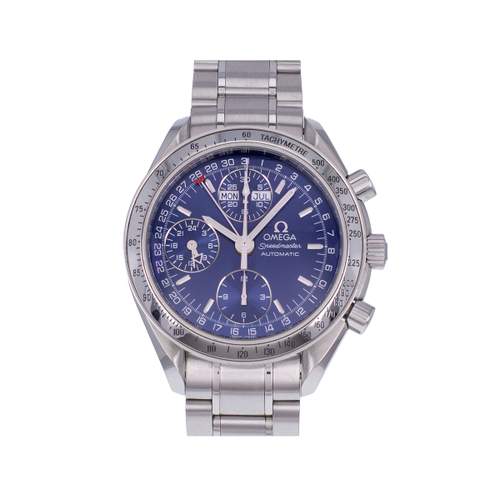 Montre d'occasion OMEGA Speedmaster Day-Date homme automatique bracelet acier