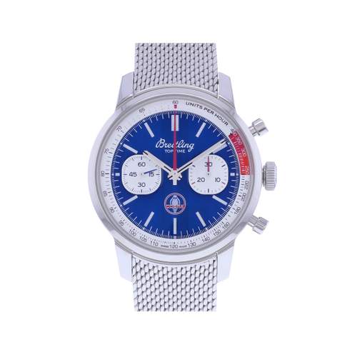 Montre d'occasion BREITLING Top Time Limited Edition Shelby Cobra homme mouvement automatique certifié (cosc) bracelet acier