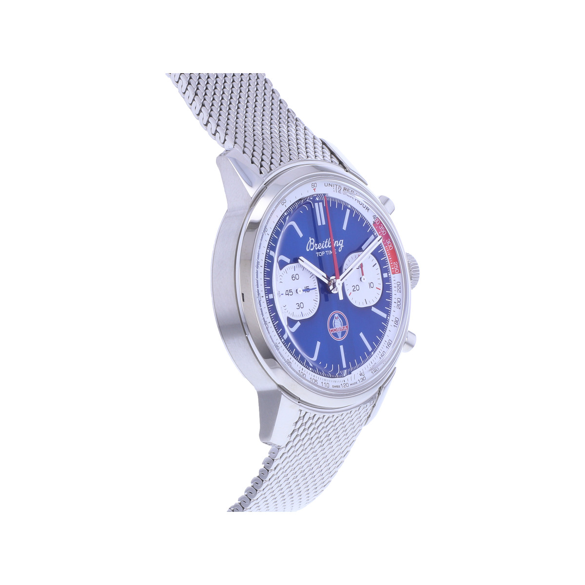 Montre d'occasion BREITLING Top Time Limited Edition Shelby Cobra homme mouvement automatique certifié (cosc) bracelet acier - vue 2