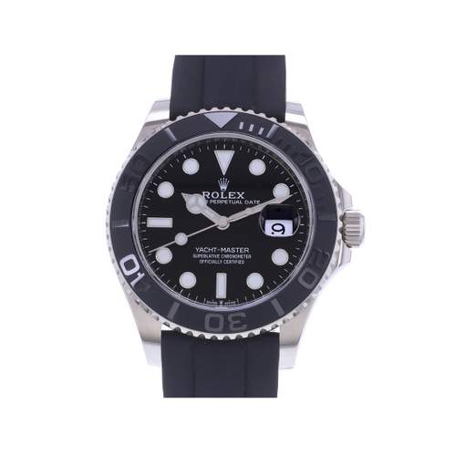 Montre d'occasion ROLEX Yacht-Master 42 homme mouvement automatique certifié (cosc) bracelet oysterflex