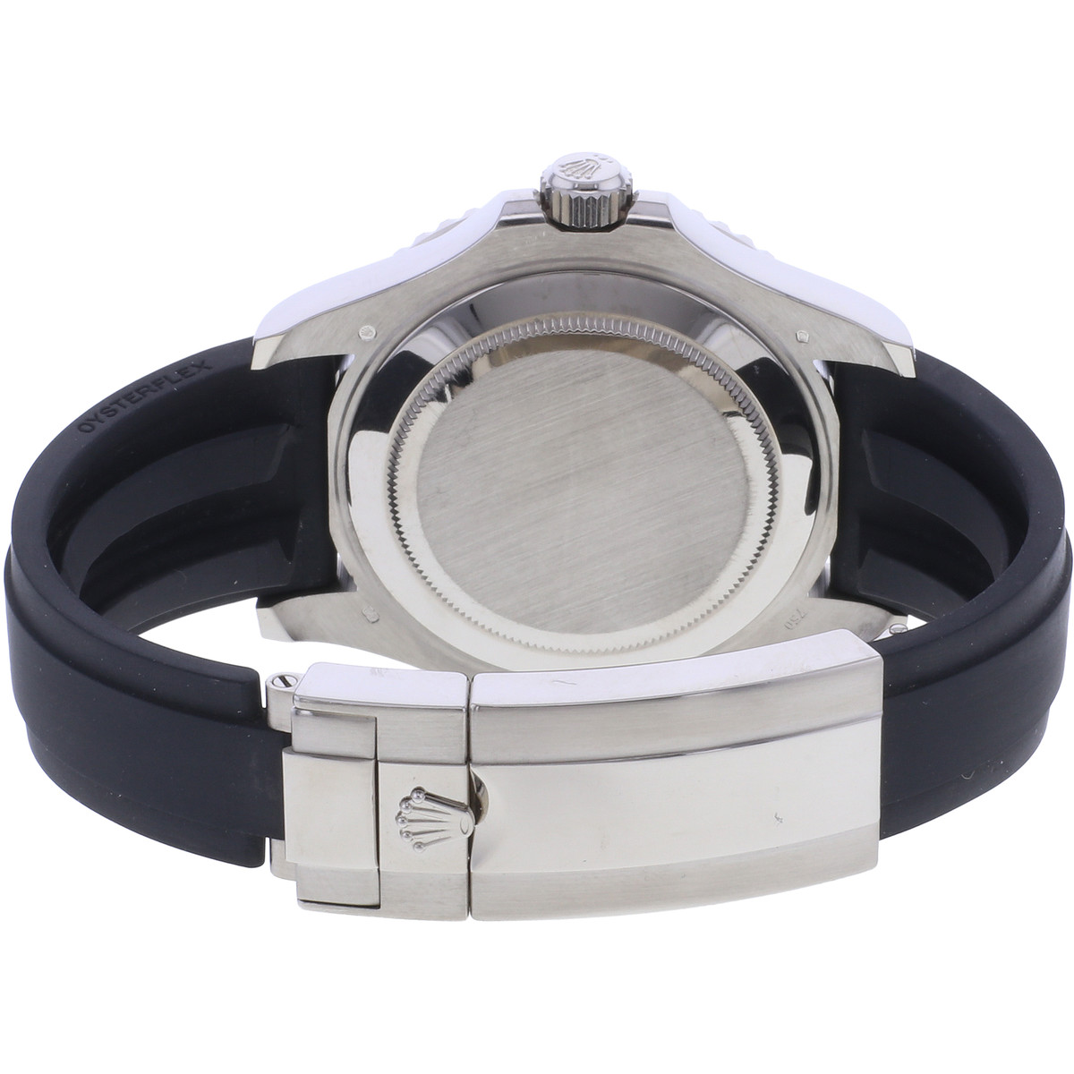 Montre d'occasion ROLEX Yacht-Master 42 homme mouvement automatique certifié (cosc) bracelet oysterflex - vue 3