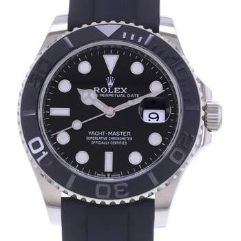 Montre d'occasion ROLEX Yacht-Master 42 homme mouvement automatique certifié (cosc) bracelet oysterflex