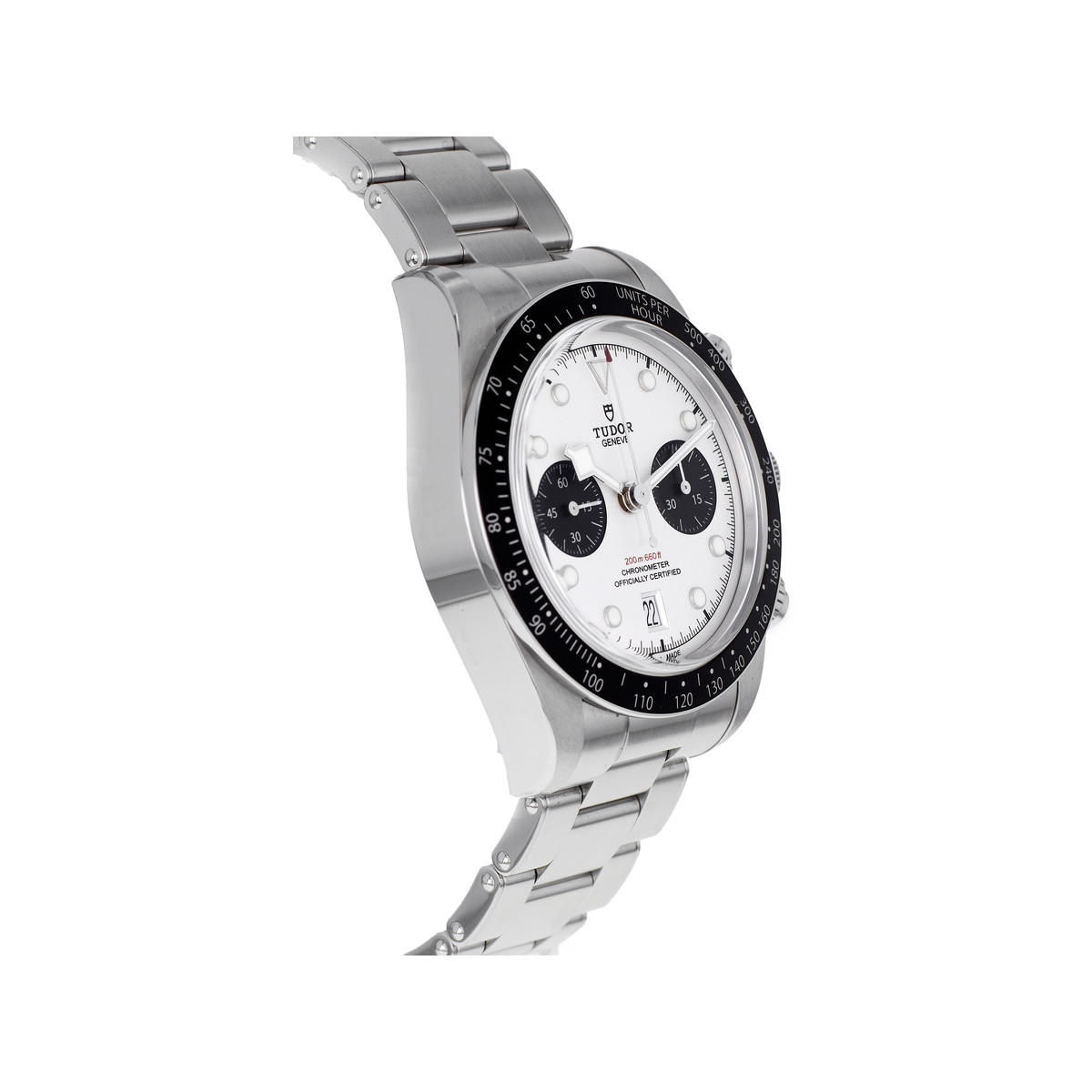 Montre d'occasion TUDOR Black Bay Chrono homme mouvement automatique certifié (cosc) bracelet acier - vue 2