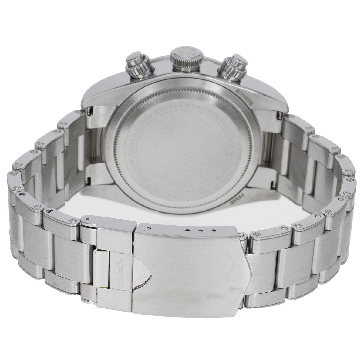 Montre d'occasion TUDOR Black Bay Chrono homme mouvement automatique certifié (cosc) bracelet acier - vue 3