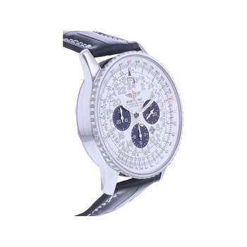 Montre d'occasion BREITLING Navitimer Cosmonaute homme mouvement automatique certifié (cosc) bracelet cuir cresus