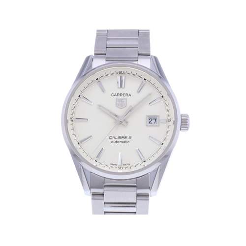 Montre d'occasion TAG HEUER Carrera Calibre 5 homme automatique bracelet acier
