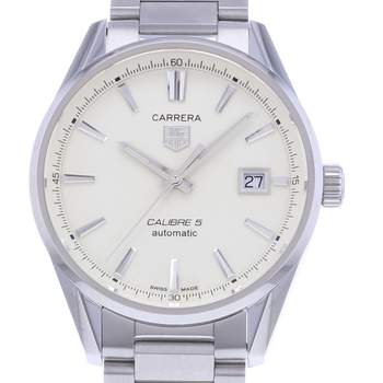 Montre d'occasion TAG HEUER Carrera Calibre 5 homme automatique bracelet acier