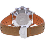Montre d'occasion TAG HEUER Carrera Chronographe Calibre 16 homme automatique bracelet cuir d'origine - vue 3