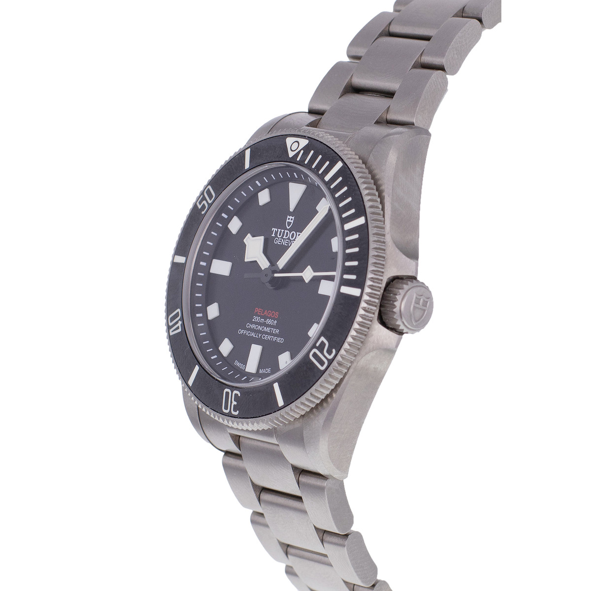 Montre d'occasion TUDOR Pelagos 39 homme mouvement automatique certifié (cosc) bracelet titane - vue D2