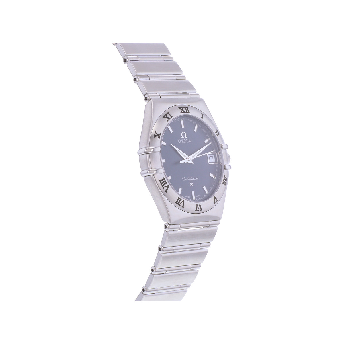 Montre d'occasion OMEGA Constellation femme quartz bracelet acier - vue 2