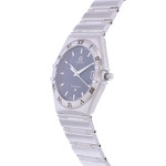 Montre d'occasion OMEGA Constellation femme quartz bracelet acier - vue D2