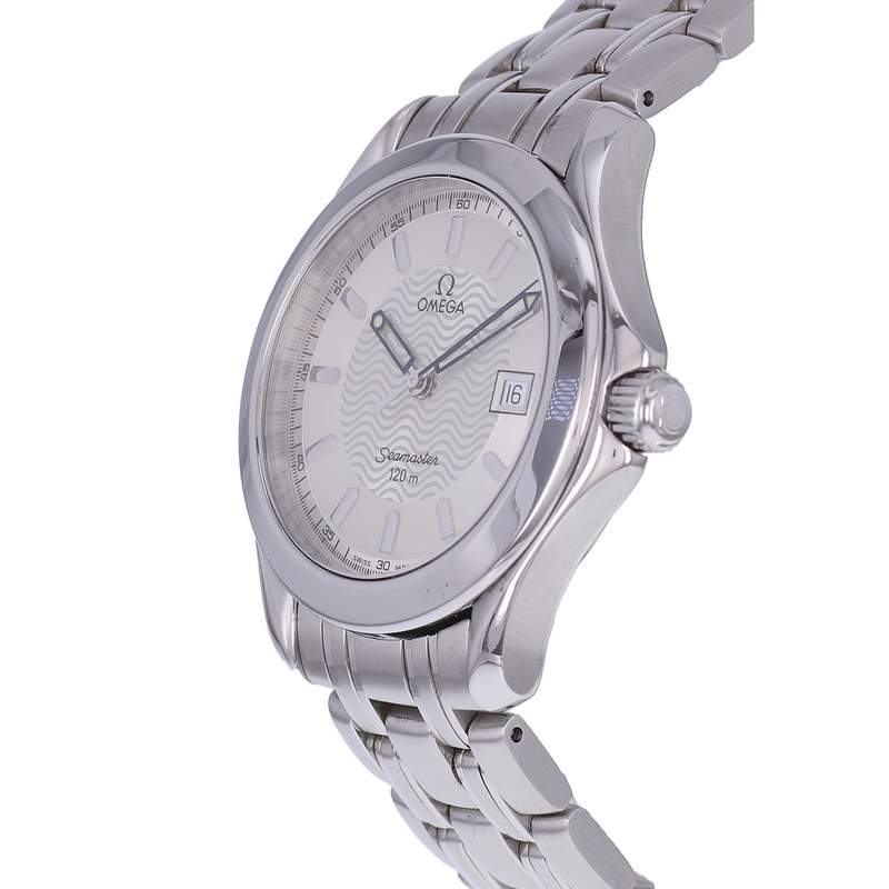 Montre d'occasion OMEGA Seamaster 120 36mm homme quartz bracelet acier - vue D2