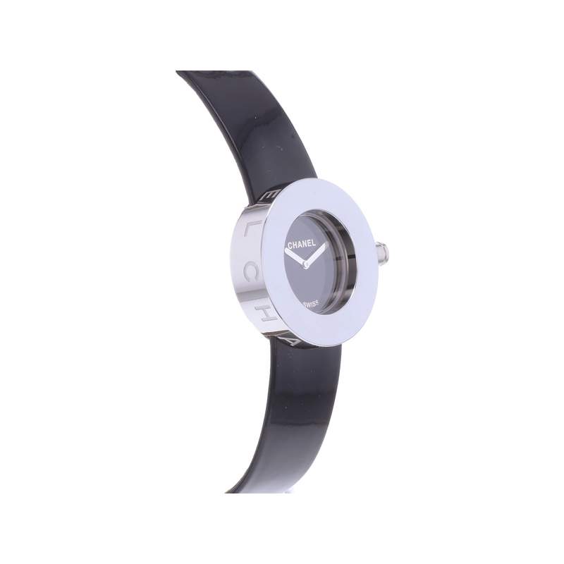 Montre d'occasion CHANEL Ronde femme quartz bracelet cuir d'origine - vue 2