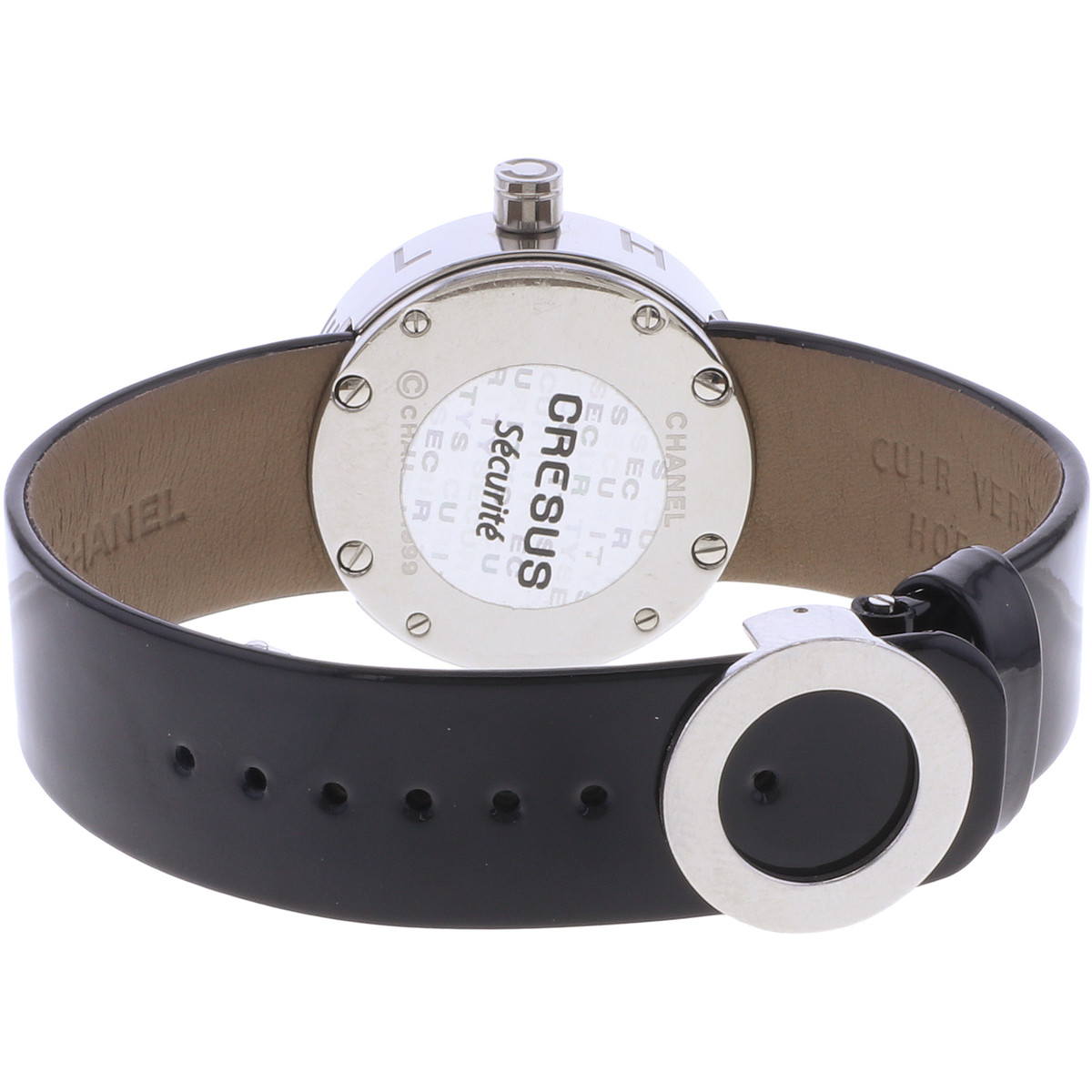 Montre d'occasion CHANEL Ronde femme quartz bracelet cuir d'origine - vue 3