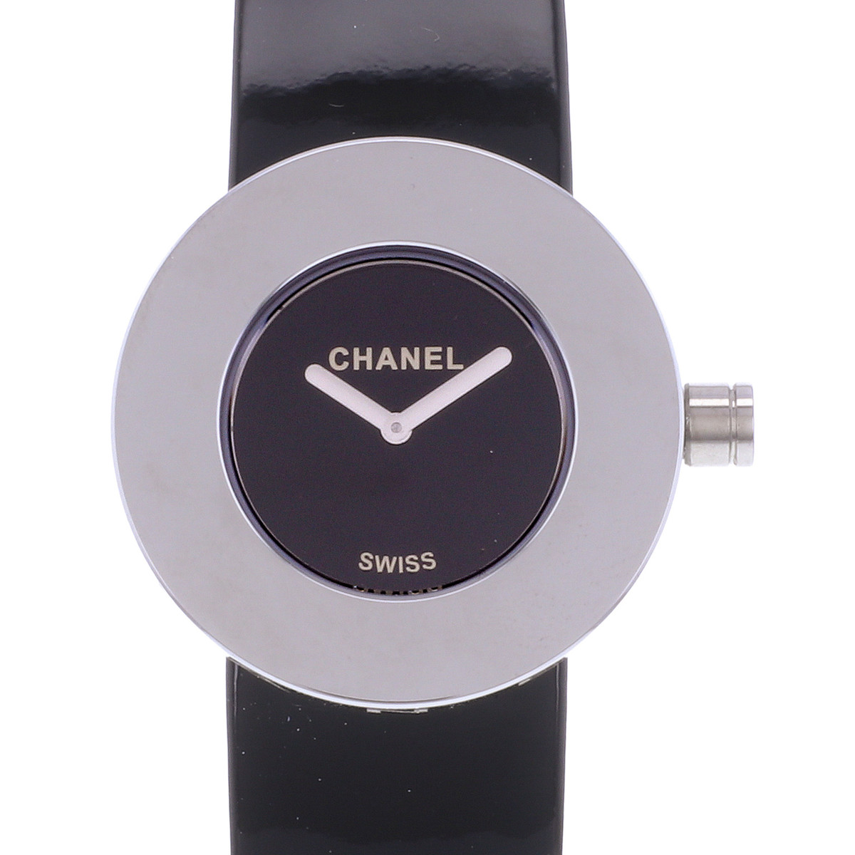 Montre d'occasion CHANEL Ronde femme quartz bracelet cuir d'origine - vue D1