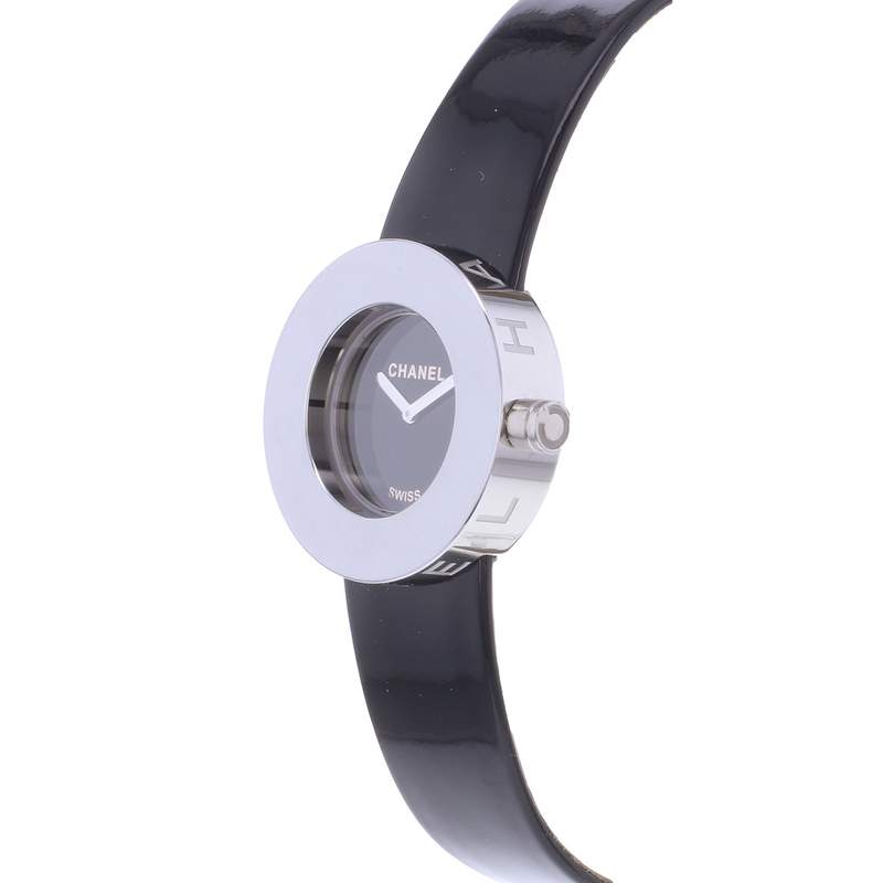 Montre d'occasion CHANEL Ronde femme quartz bracelet cuir d'origine - vue D2