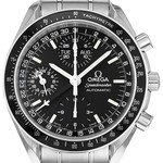 Montre d'occasion OMEGA Speedmaster Day-Date homme automatique bracelet acier - vue D1