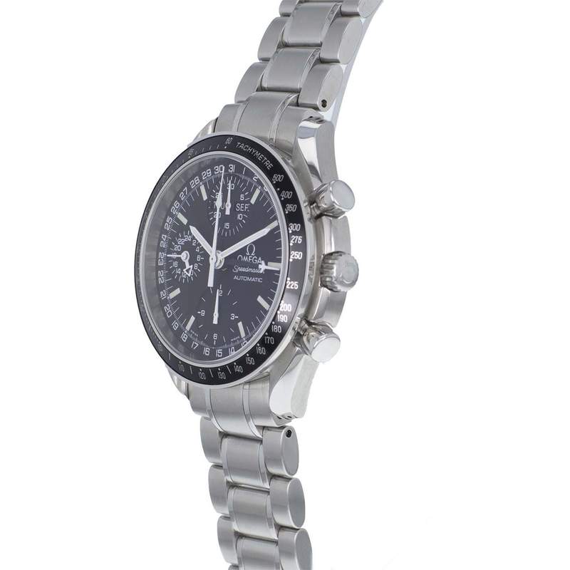 Montre d'occasion OMEGA Speedmaster Day-Date homme automatique bracelet acier - vue D2