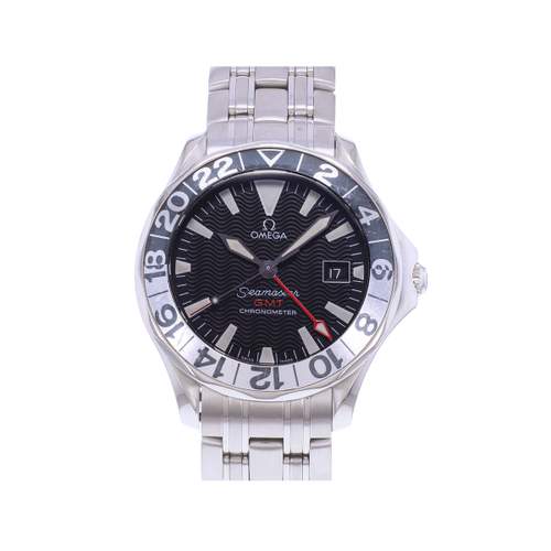 Montre d'occasion OMEGA Seamaster 300 GMT homme automatique bracelet acier