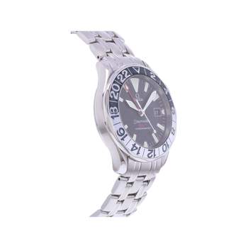 Montre d'occasion OMEGA Seamaster 300 GMT homme automatique bracelet acier