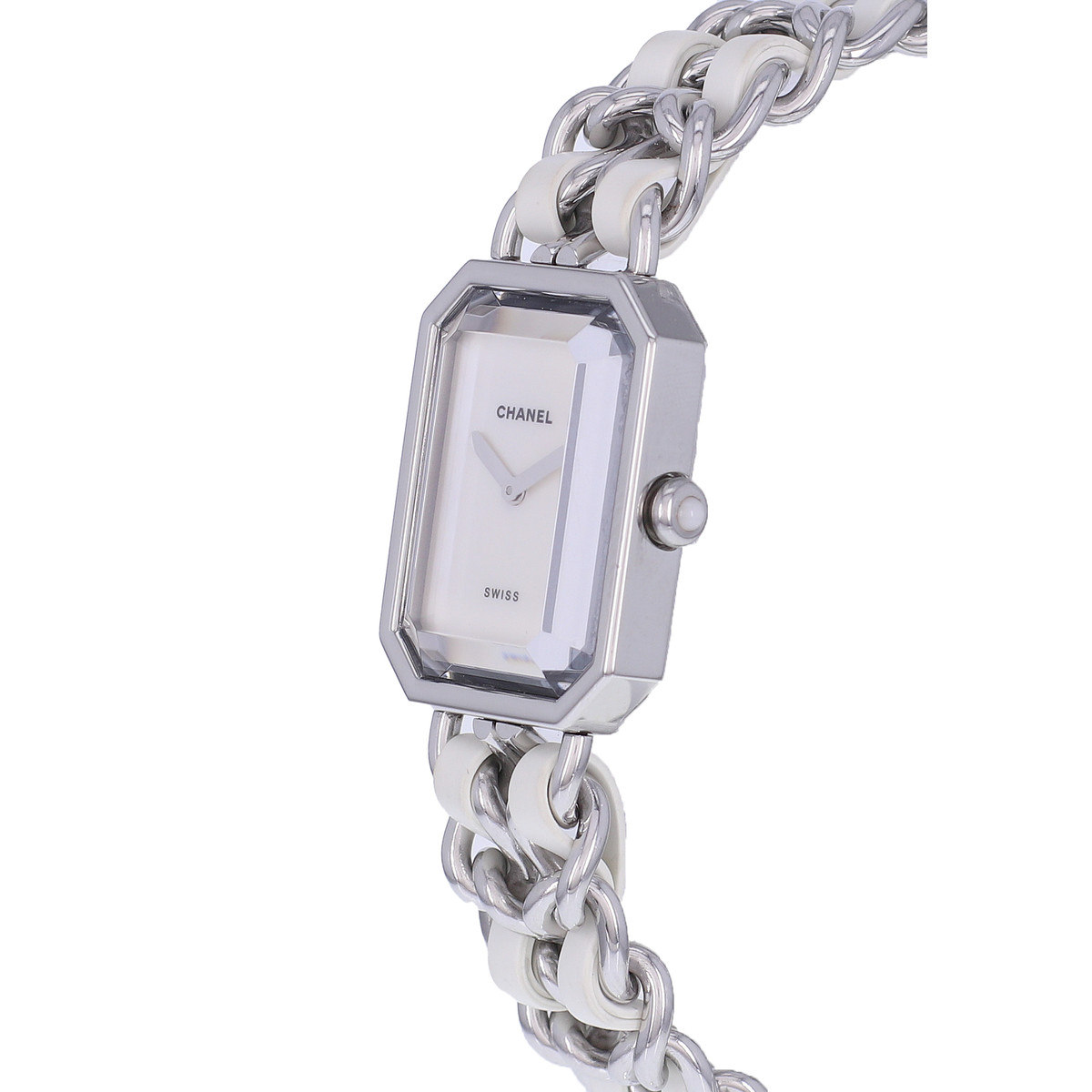 Montre d'occasion CHANEL Première M femme quartz bracelet acier - vue D2