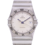Montre d'occasion OMEGA Constellation mixte quartz bracelet acier - vue D1