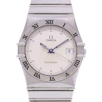 Montre d'occasion OMEGA Constellation mixte quartz bracelet acier