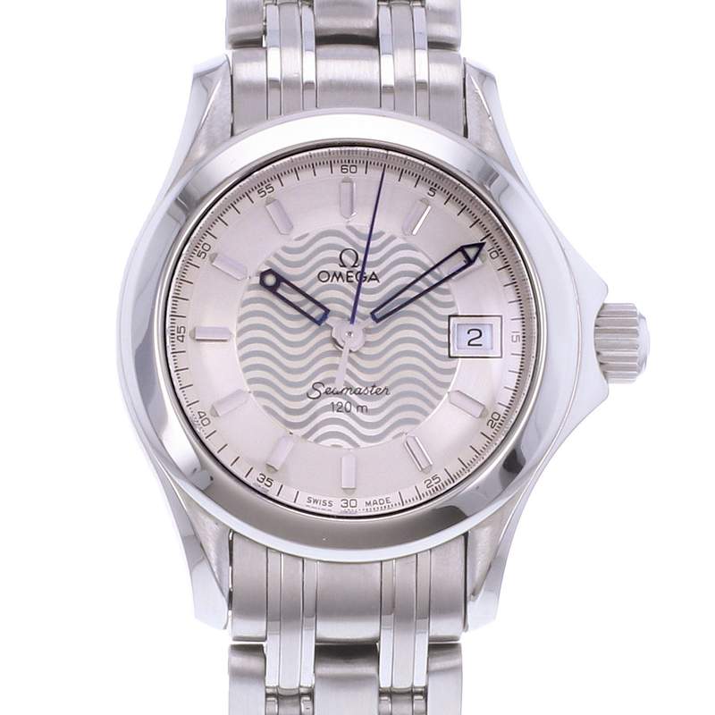 Montre d'occasion OMEGA Seamaster 120 27mm femme quartz bracelet acier - vue D1