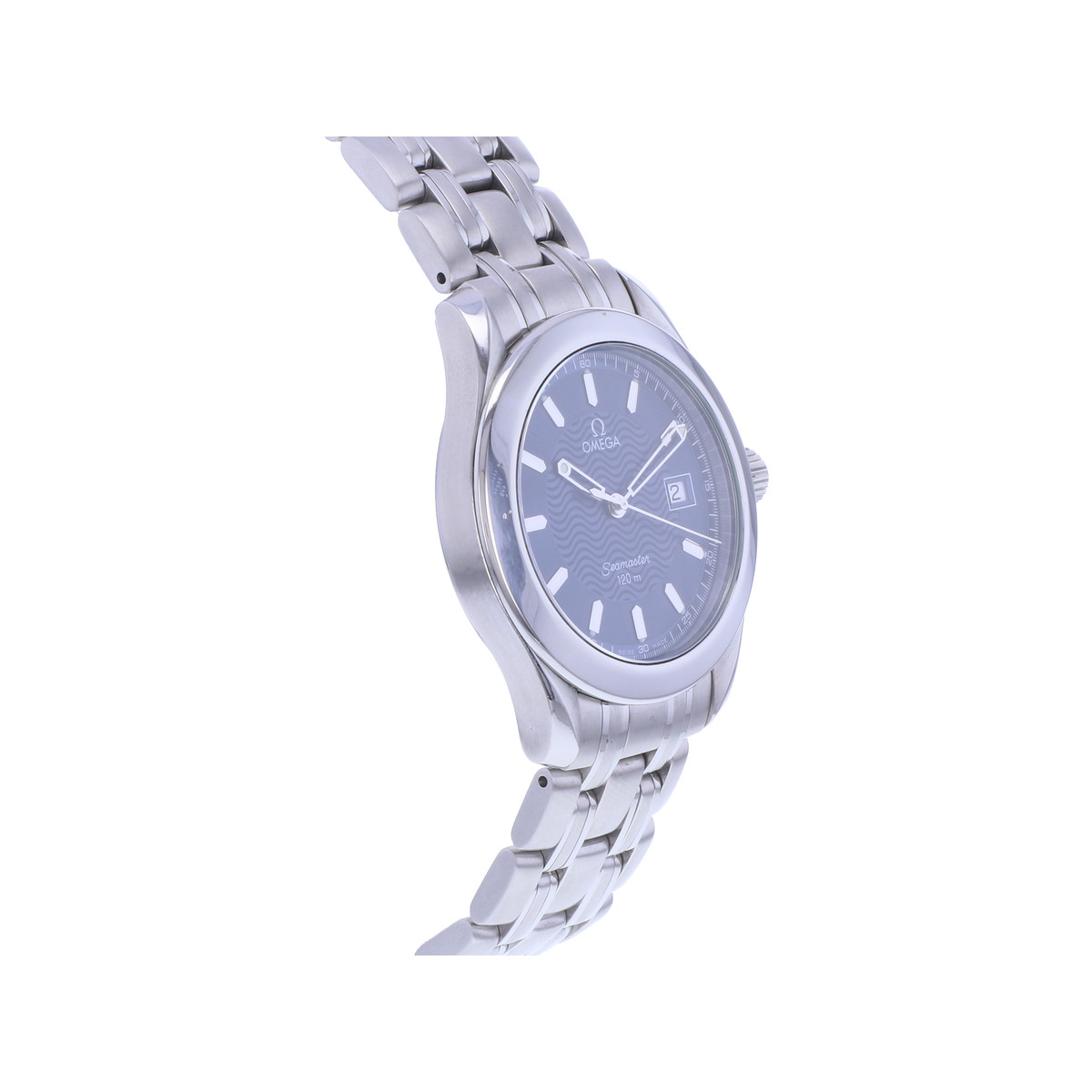 Montre d'occasion OMEGA Seamaster 120 36mm homme quartz bracelet acier - vue 2