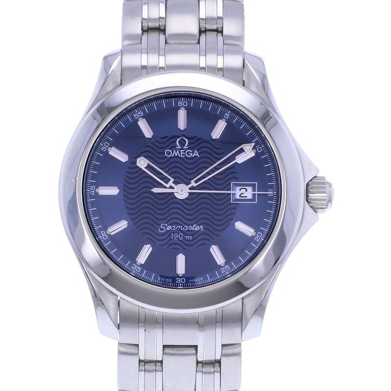 Montre d'occasion OMEGA Seamaster 120 36mm homme quartz bracelet acier - vue D1
