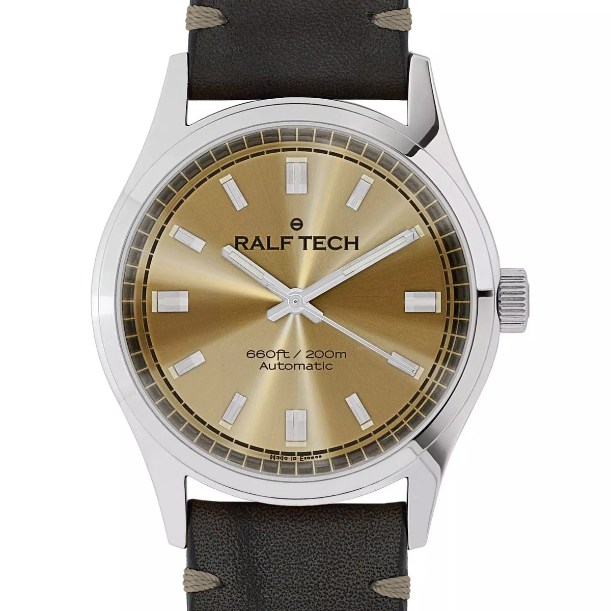 Montre d'occasion RALF TECH Académie Out of Range homme automatique bracelet cuir d'origine - vue D1