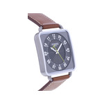 Montre d'occasion HERMES Carré H homme automatique bracelet cuir d'origine - vue 2