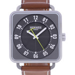 Montre d'occasion HERMES Carré H homme automatique bracelet cuir d'origine - vue D1