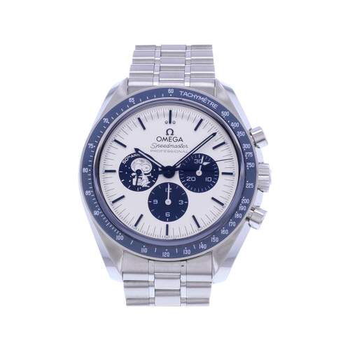 Montre d'occasion OMEGA Speedmaster Apollo 13 Silver Snoopy Award homme mécanique bracelet acier