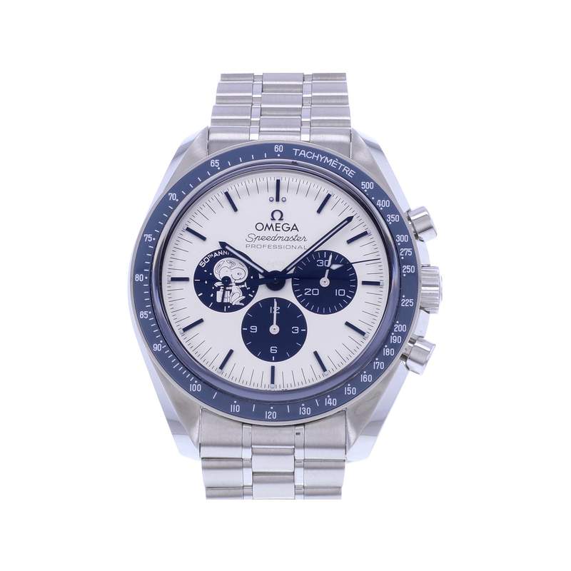 Montre d'occasion OMEGA Speedmaster Apollo 13 Silver Snoopy Award homme mécanique bracelet acier - vue 1