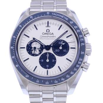Montre d'occasion OMEGA Speedmaster Apollo 13 Silver Snoopy Award homme mécanique bracelet acier